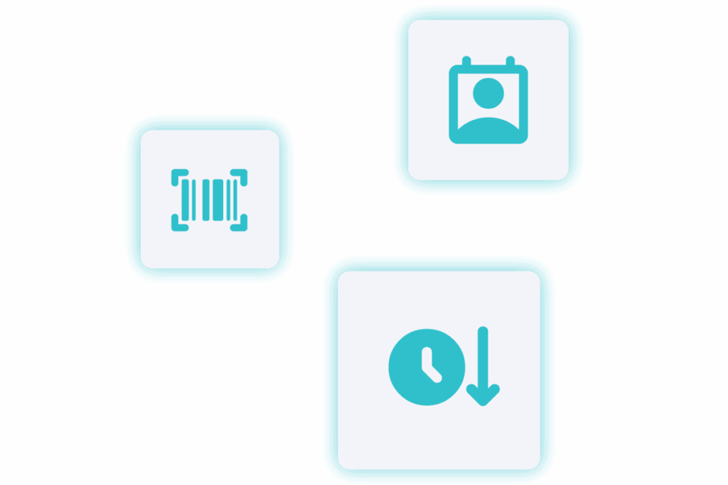 Warehouse management feature icons