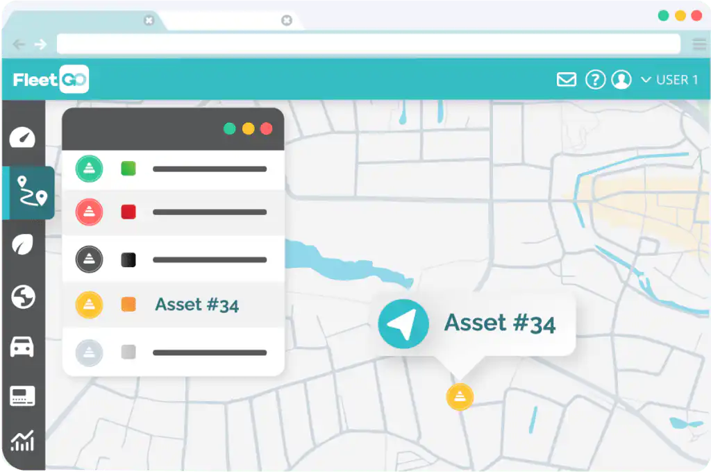 Asset tracking ping en