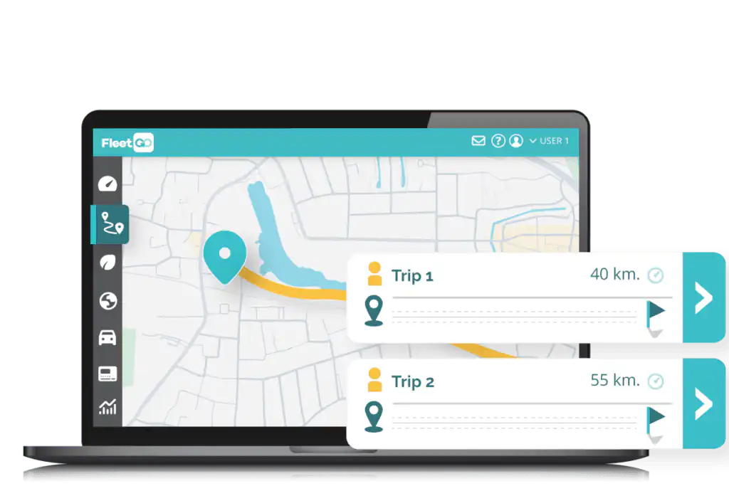 Fleet tracking real time map