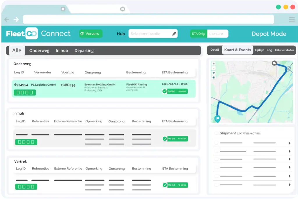 FleetGO connect depot management